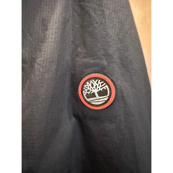 Men's Vintage Timberland Weathergear Windbreaker size M. Hood & zip pockets p - Picture 2 of 8